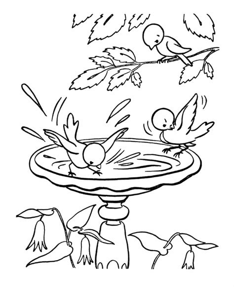 Spring Scenes Coloring Page 19 Spring Coloring Sheets Bluebonkers