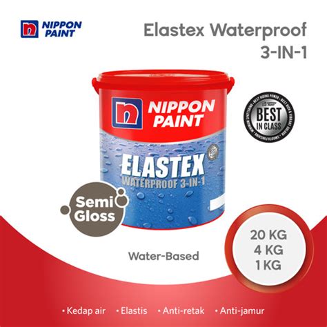 Jual ELASTEX WATERPROOF 3 IN 1 TINTING 1KG CAT PELAPIS ANTI BOCOR