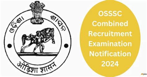 Osssc Cre Notification 2024 Out For 2895 Vacancies Apply Online Check