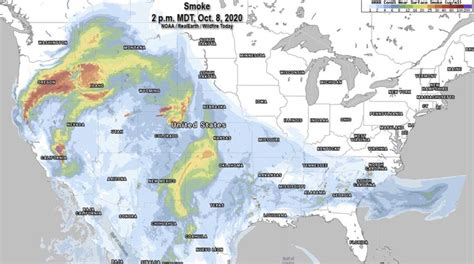 Noaa Smoke Plume Map