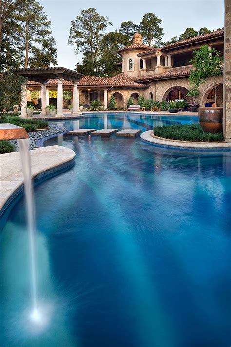 Luxury homes dream houses, Dream house exterior, Luxury pools