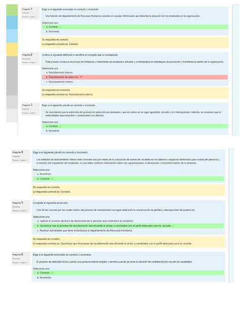 Examen Los Procesos Basicos De Capital Humano Gestion Del Capital