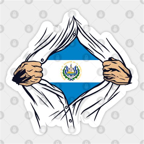 Proud El Salvador Flag El Salvador Gift Heritage Salvadorian Girl Boy