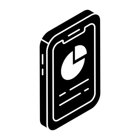 Editable Design Icon Of Mobile Data Analytics 23524617 Vector Art At Vecteezy