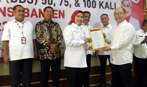 Pmi Provinsi Banten Apresiasi Pendonor Darah Sukarela