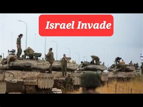 Israel Invade V A Terrestre El Norte De Gaza Youtube