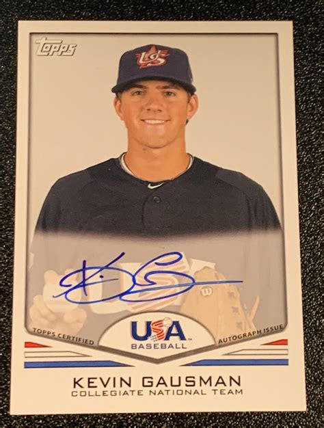 2011 Topps Kevin Gausman Team Usa Auto Rookie Autograph Rc Qty Avail