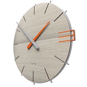 Callea Design Mike Orologio Da Parete Moderno Legno Colore Melone 10