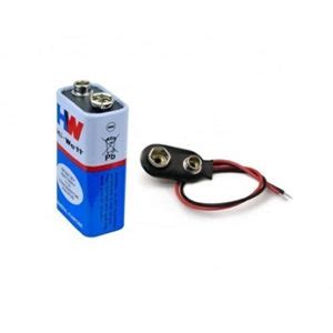 9V Battery HW High-Quality With Connector - Calcutta Electronics