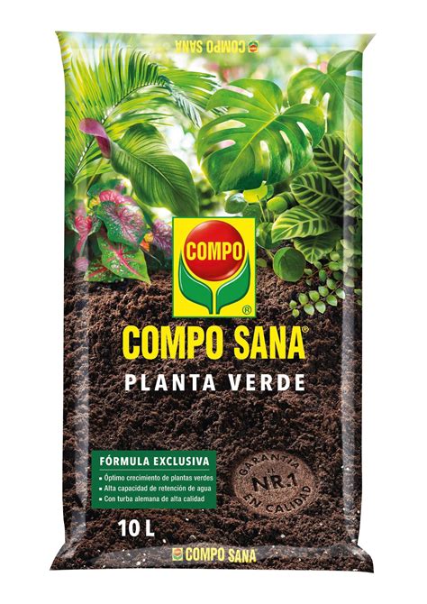 Sustrato Para Plantas Verdes Y Palmeras COMPO SANA 10L Leroy Merlin