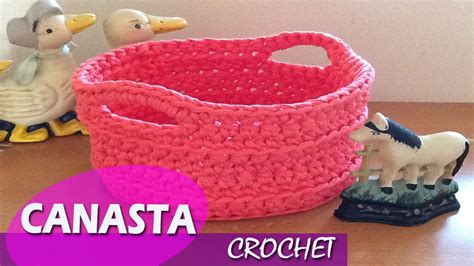 Canasta Trapillo Tejido A Crochet Ideas YouTube