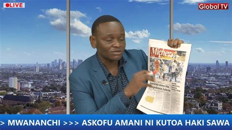 MAGAZETI APRIL 22 SAKATA La Mbunge MUSUKUMA WASANII Hapatoshi