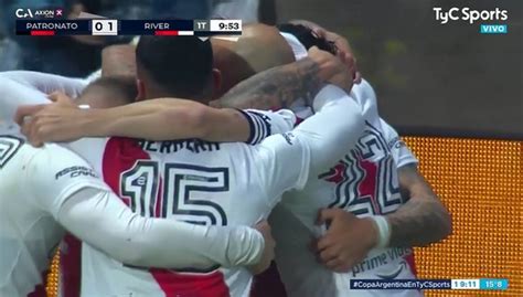 Gol De Zuculini En River Vs Patronato En Vivo Ver El 1 0 En Partido