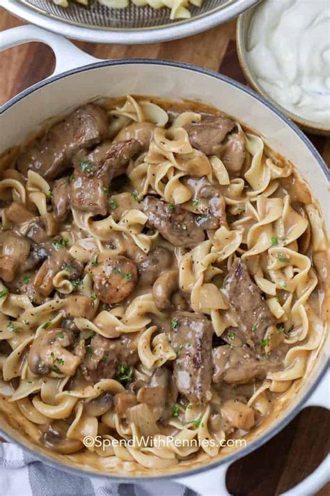 Beef Stroganoff Recipe Sour Cream Dijon Mustard Besto Blog