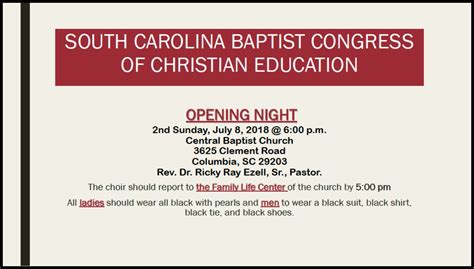 Congress Of Christian Education 2 Gethsemane Baptist Association