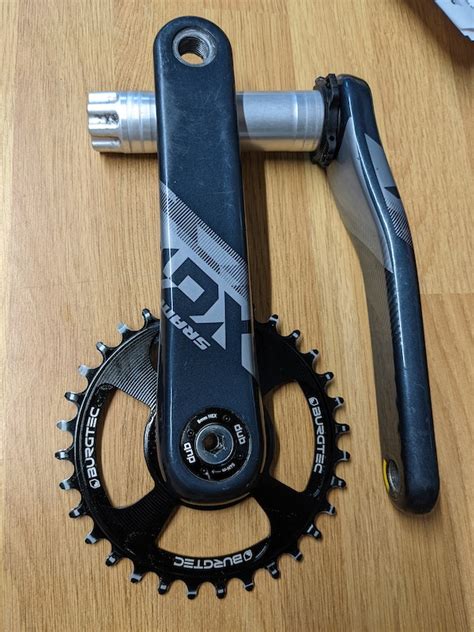 2021 SRAM X01 Carbon Boost DUB Crankset 175mm 32t Burgtec For Sale