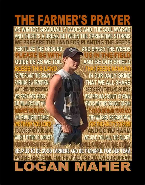 The Farmer Prayer Personalized With Photo Farmer Prayer For Etsy