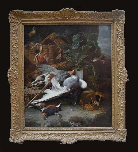 Proantic Melchior De Hondecoeter 1636 1695 Nature Morte Avec Oiseaux