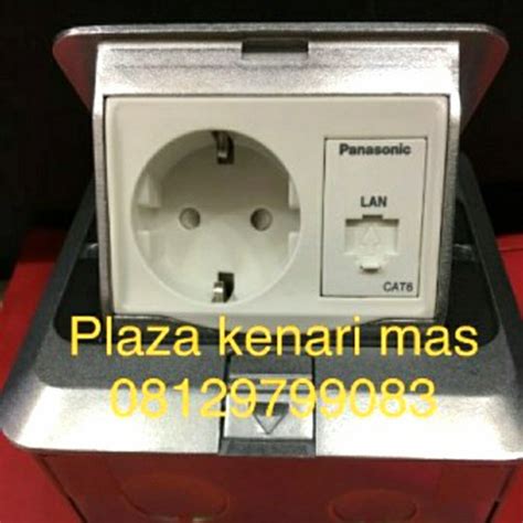 Jual Stop Kontak Lantai Panasonic Arde Cat 6 ARDE BLANK Jakarta