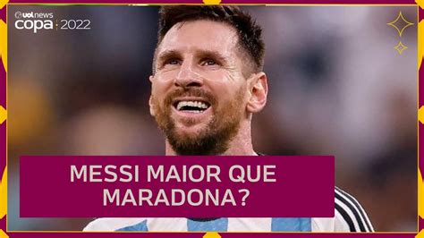 MESSI Vai Ser MAIOR Que MARADONA Se GANHAR COPA Colunistas Debatem