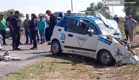 Taxista Muere Prensado Tras Chocar De Frente Vs Camioneta En Los Reyes