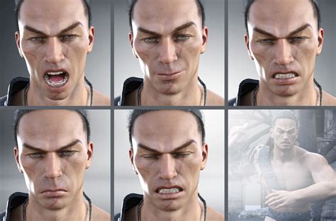 Z Burly Brute Poses And Expressions For Scar And Genesis Male Daz D