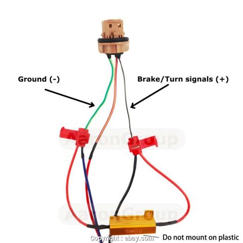 Creative Led Load Resistor Wiring Diagram Details About Pcs W Rj