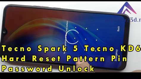 Tecno Spark 5 Air Tecno KD6 Hard Reset Pattern Pin Password Unlock