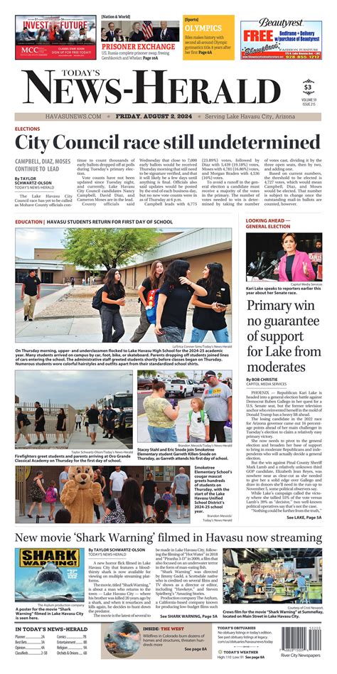 Today's News-Herald Front Page