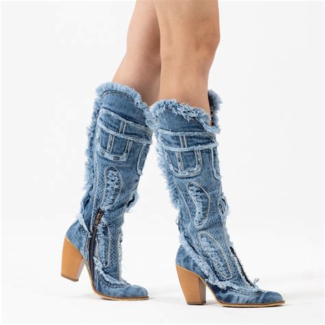 Blue Jean Cowboy Boots Atelier Yuwaciaojp