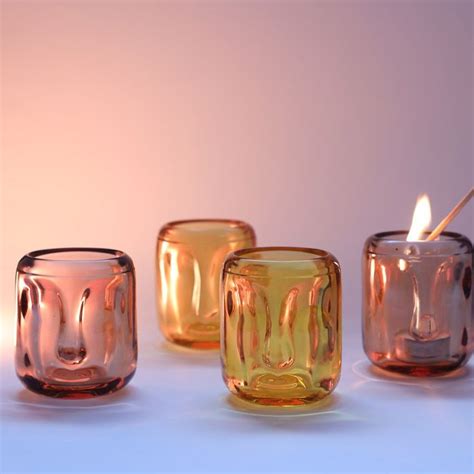 Coloured Glass Tealight Holders Yellow Glass Tea Light Holders Glass Tealight Tea Lights