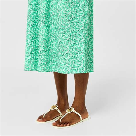 Tory Burch Mini Miller Jelly Sandals Women Flip Flops Flannels