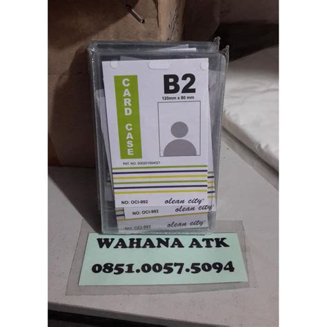 Jual Keplek B2 Tempat ID Card 120 Mm X 80 Mm Shopee Indonesia