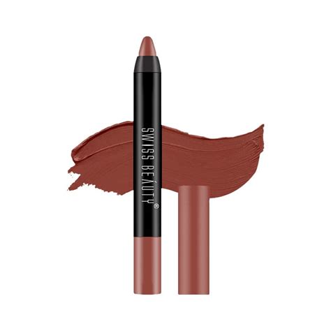 Buy Swiss Beauty Non Transfer Matte Crayon Lipstick Artist Nude G Online At Best Price In
