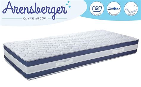 Arensberger RELAXX Gel Matratze 140x200 Cm Mit 3D Memory Schaum 25cm