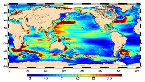 ESA Sea Surface Height Cm