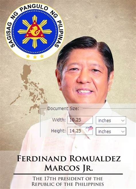 Poster Pres Ferdinand Bong Bong Marcos Jr Lazada Ph