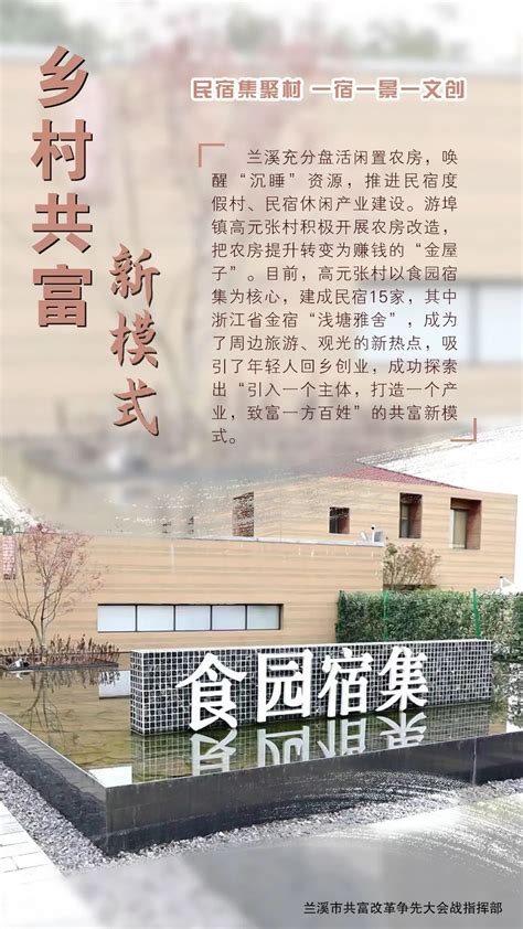 共富海报 解锁兰溪共富路上的“幸福画卷”澎湃号·政务澎湃新闻 The Paper