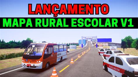 Gameplay Novo Mod Mapa Rural Escolar V Proton Bus Simulator Mods