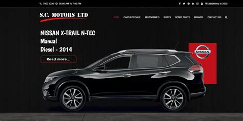 SC Motors Ltd A Website Project By Fidelity PWS