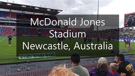 Mcdonald Jones Stadium Newcastle Australia Youtube