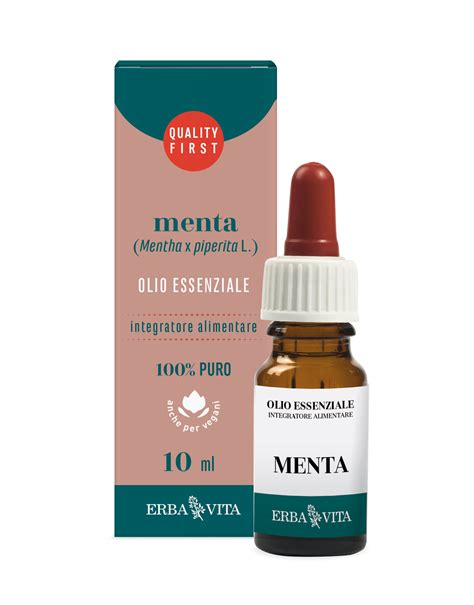 Olio Essenziale Menta Di Erba Vita Ml