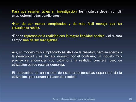 El medio ambiente y la teoría de sistemas PPT