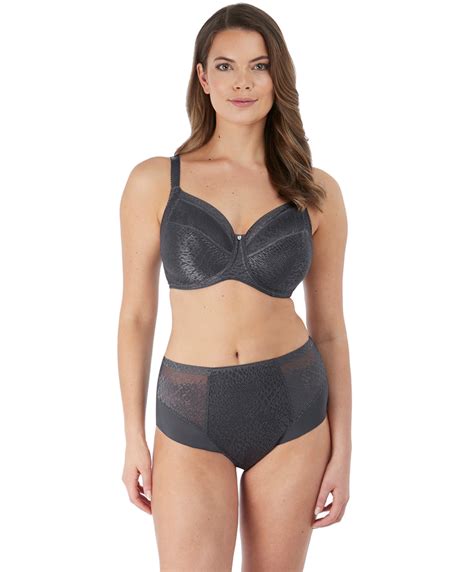 Soutien gorge couvrant grande taille à armatures Envisage gris slate