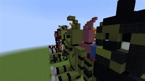 Minecraft Fnaf Plush Fnaf 3 Phantoms And Springtrap Speed Build Youtube