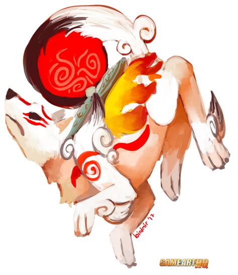 Amaterasu From The Okami Series Game Art Hq