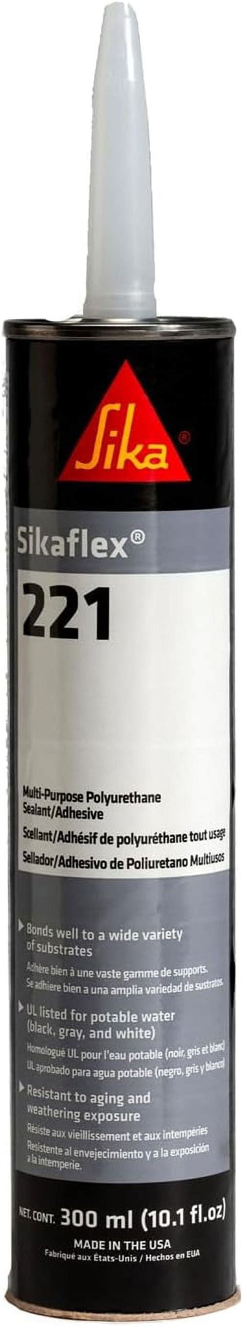 Sika Sikaflex 221 Black Multi Purpose Polyurethane Sealant Adhesive