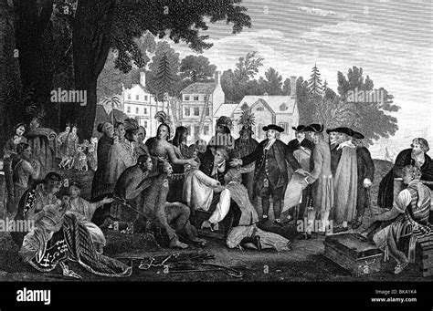 Treaty Of William Penn With Indians Hi Res Stock Photography And Images