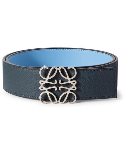 Blue Loewe Belts For Men Lyst