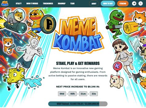 Bonk Price Pumps As Meme Kombat Gaming Gem Prepares To Be The Meme